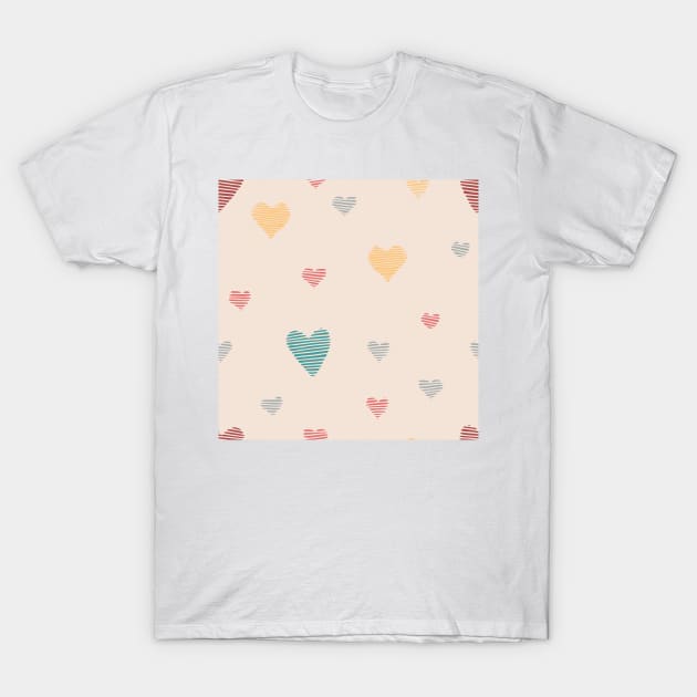 Cross-Stitch Appalachia: Hearts T-Shirt by A2Gretchen